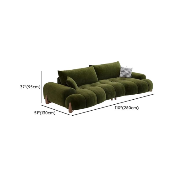  Ghế sofa tiêu chuẩn chống trầy xước màu trơn hiện đại bằng vải lông mềm