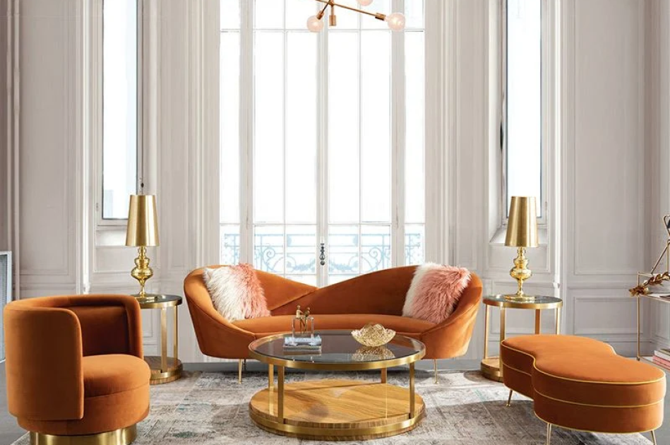 Bộ sofa vải cao cấp nhập khẩu BSF182