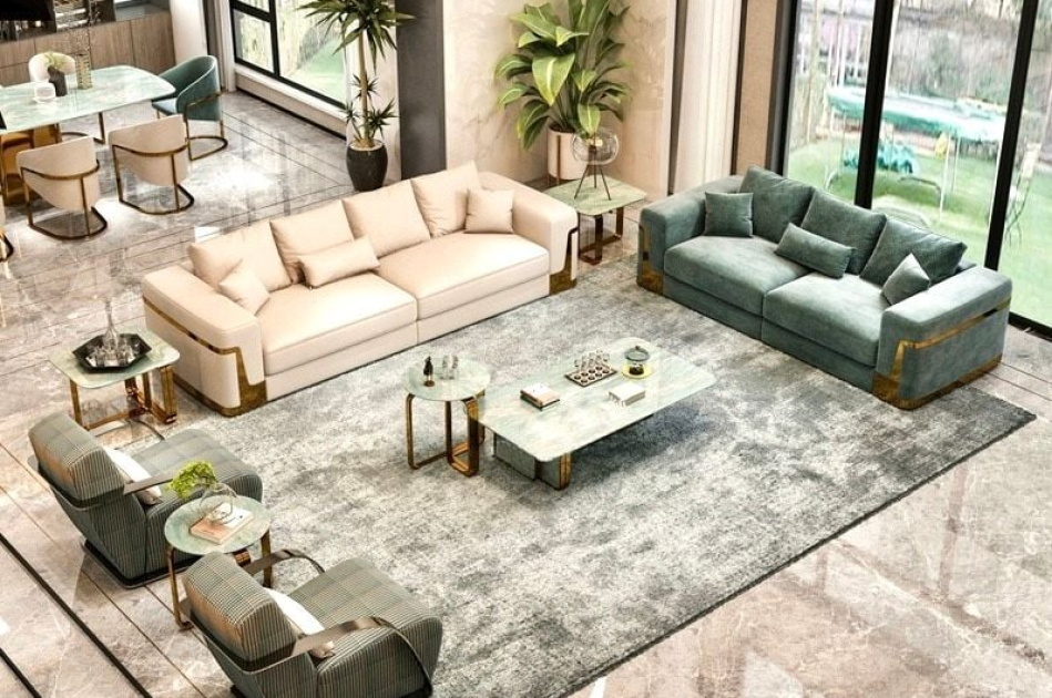 Bộ Sofa da nhập khẩu BSF202