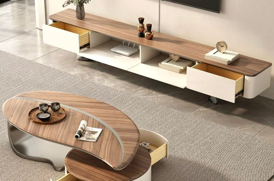 Bàn Sofa MBF169-Bàn Sofa Hình Chiếc Lá