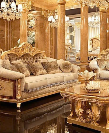 Sofa dát vàng tân cổ điển cao cấp M-01