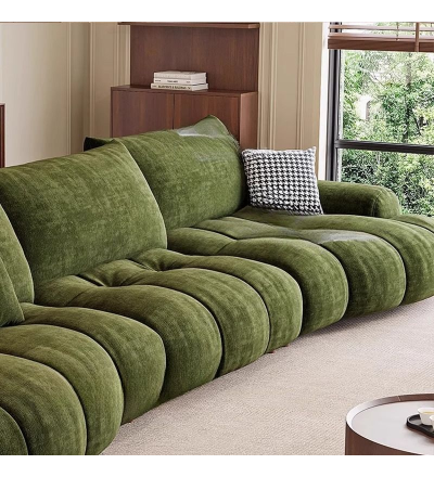  Ghế sofa tiêu chuẩn chống trầy xước màu trơn hiện đại bằng vải lông mềm